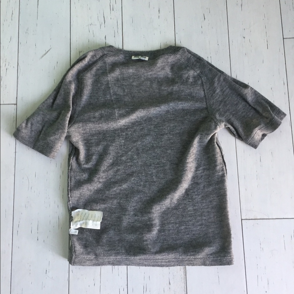 Miu Miu Light Crop Sweater - image 5